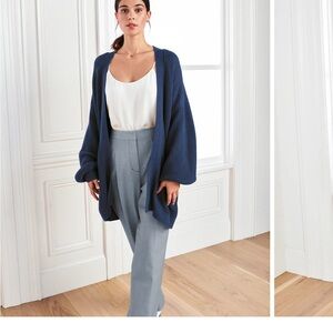 100% Organic Cotton Oversized Cardigan